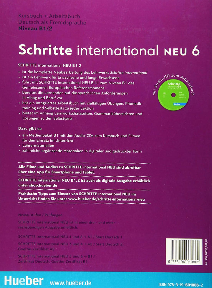 Schritte international Neu 6: Deutsch als Fremdsprache / Kursbuch+Arbeitsbuch+CD zum Arbeitsbuch, Ta