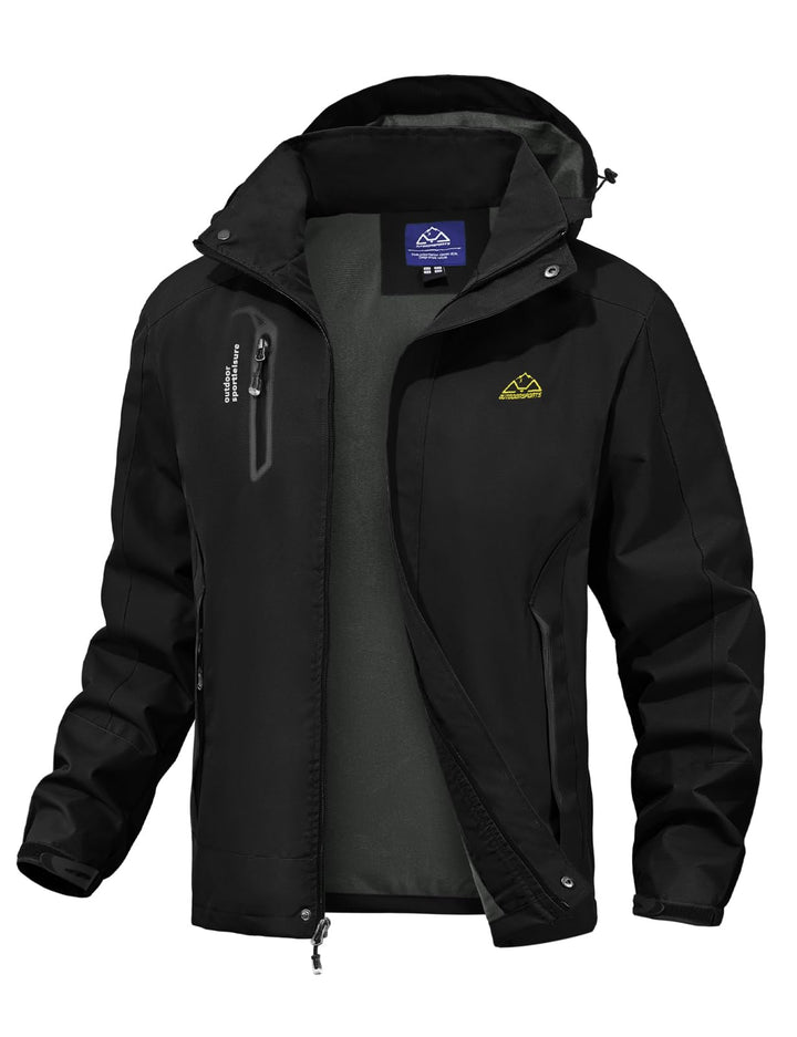 Herren Outdoor Wanderjacke Wasserabweisend Atmungsaktiv Winddichte Funktionsjacke Leicht Übergangsja