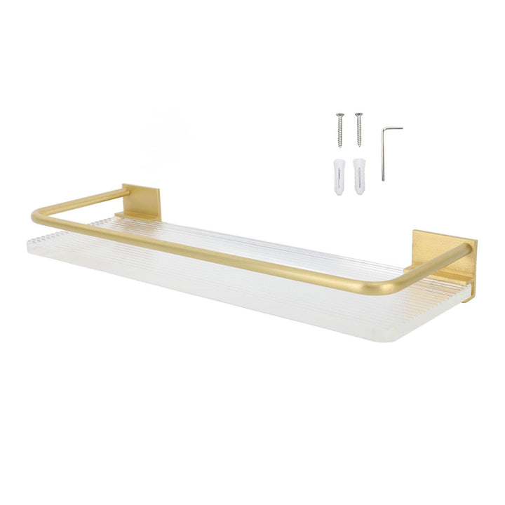 Badezimmer Aufbewahrungsregal, 30cm Wandmontiertes Badezimmer Handtuchregal für Zuhause, Küche, Schl