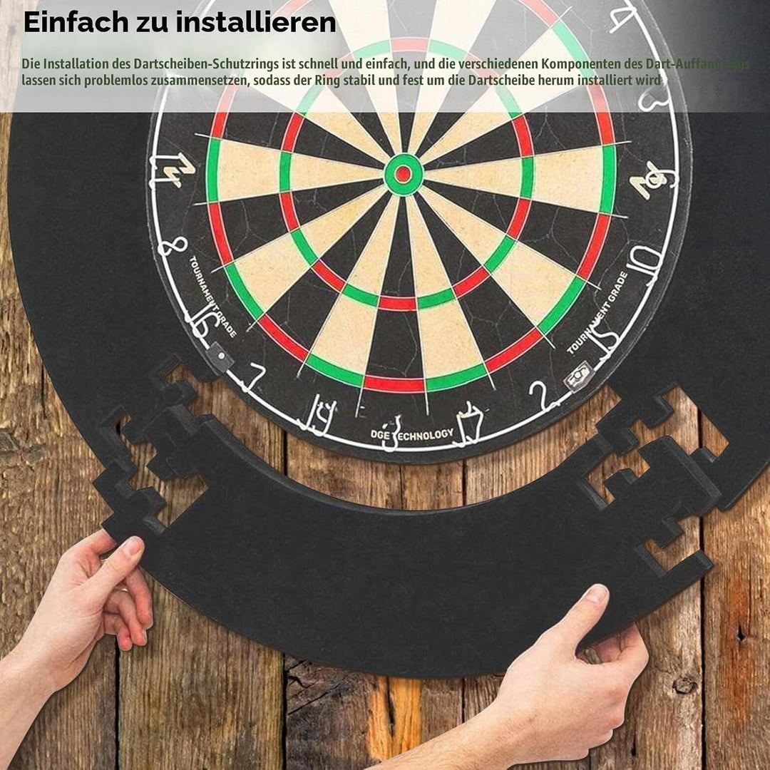 Dartscheibe Surround für Dart Schutz, 72 cm Durchmesser, für 45 cm Dartscheibe, Wandschutz Dartboard