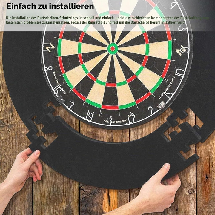 Dartscheibe Surround für Dart Schutz, 72 cm Durchmesser, für 45 cm Dartscheibe, Wandschutz Dartboard