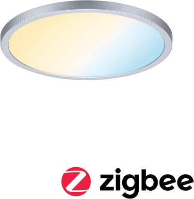 Paulmann 93046 LED Panel Einbauleuchte Areo VariFit IP44 Zigbee Tunable White 230mm rund incl. 1x16