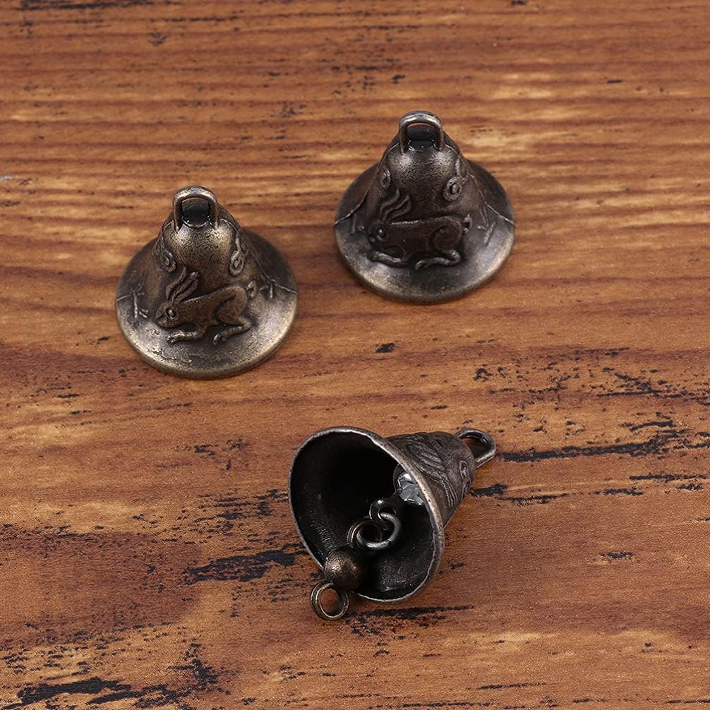 YARNOW Glöckchen Metall Vintage Antike Wind Glocken Anhänger Basteln Handwerk Glocken Feng Shui Glüc