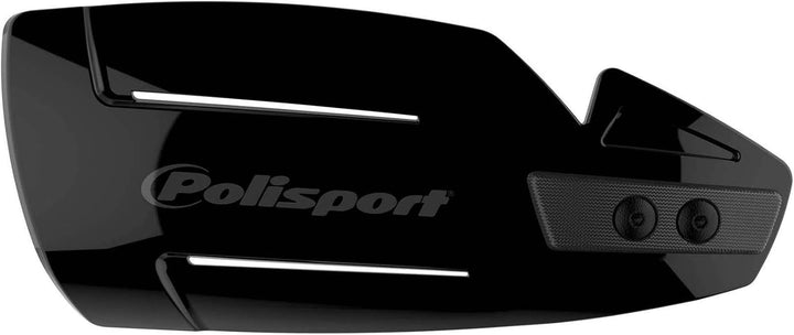 Polisport Hammer Handprotektoren Schwarz - Enduro und MX, Schwarz