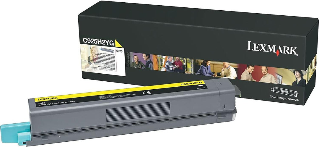 Lexmark C925H2YG C925 Tonerkartusche Höhekapazität 1er-Pack, 7.500 Seiten, gelb, Gelb