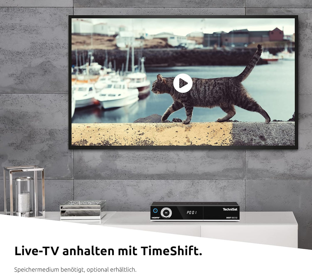 TechniSat DIGIT ISIO S3 - HD Sat-Receiver mit Twin-Tuner (HDTV, DVB-S2, PVR Aufnahmefunktion via USB