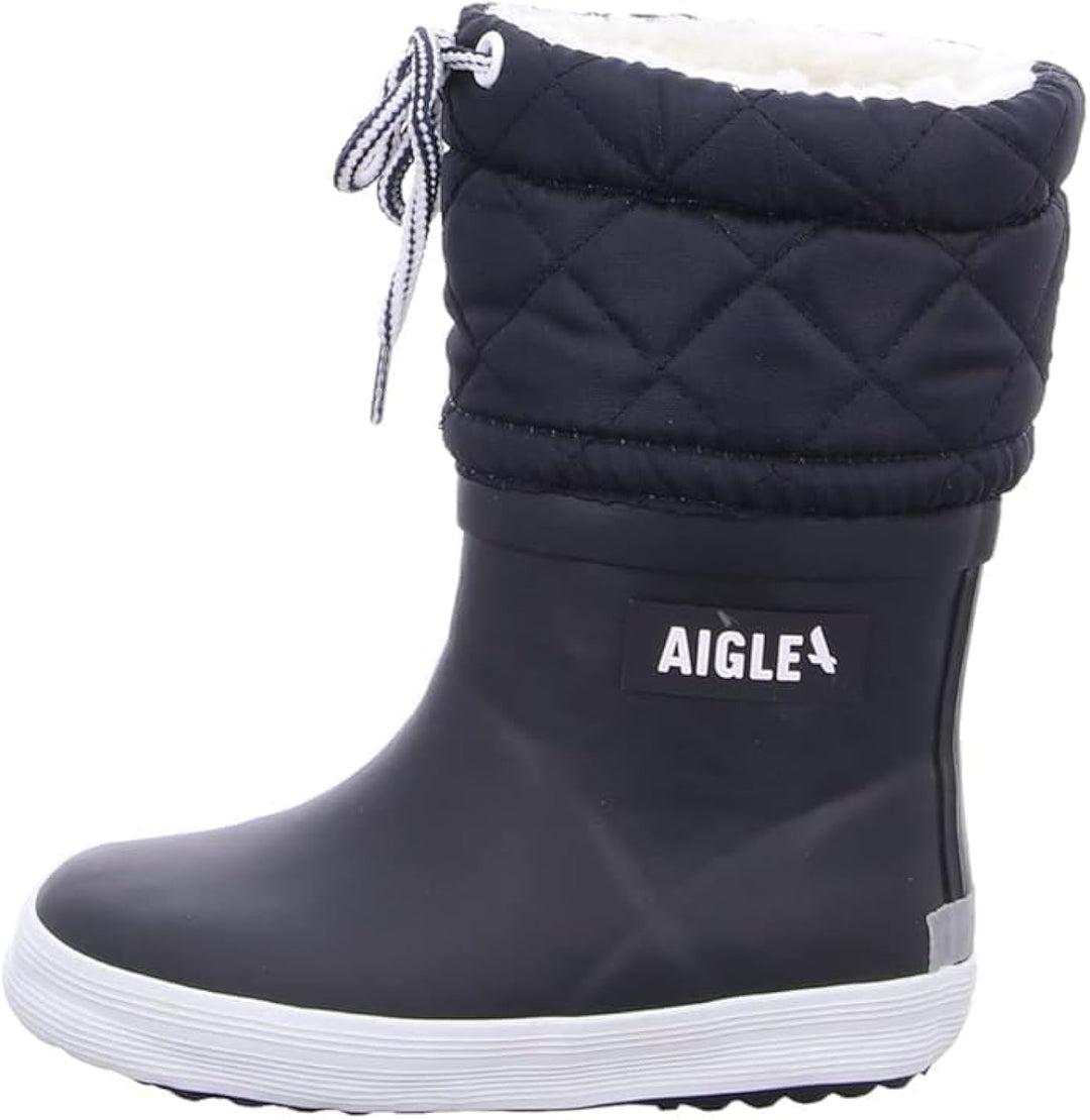 Aigle Unisex Kinder Giboulee 2 Gummistiefel 20 EU Marineblau Weiss, 20 EU Marineblau Weiß