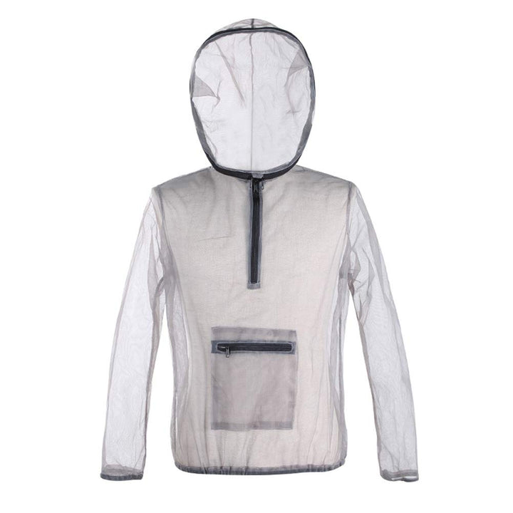 LIOOBO Mesh Schutzkleidung Outdoor Schutz Bug Kleidung Anti-Moskito-Jacke für Camping Wandern Angeln