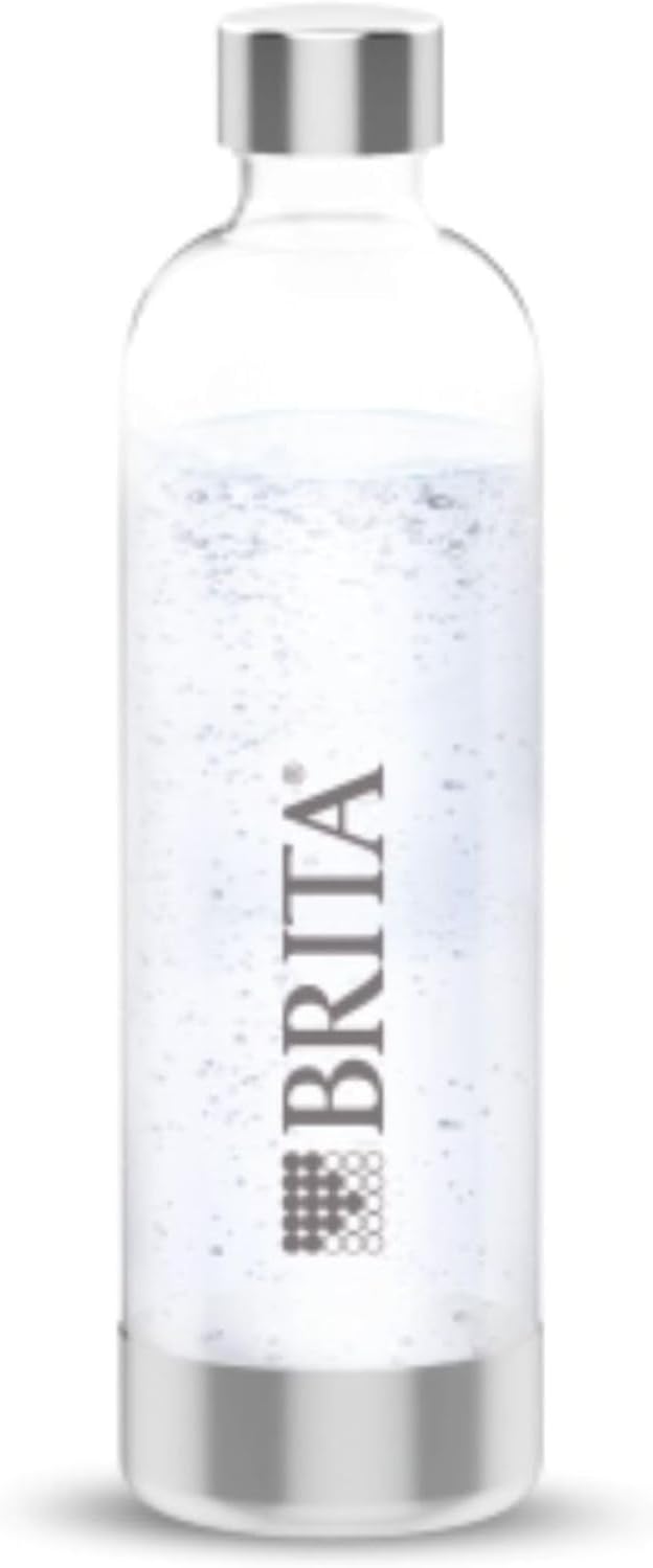 BRITA Flaschen 2er-Pack für Wassersprudler sodaONE | 2X 1 Liter Ersatzflaschen | Leichte, BPA-freie