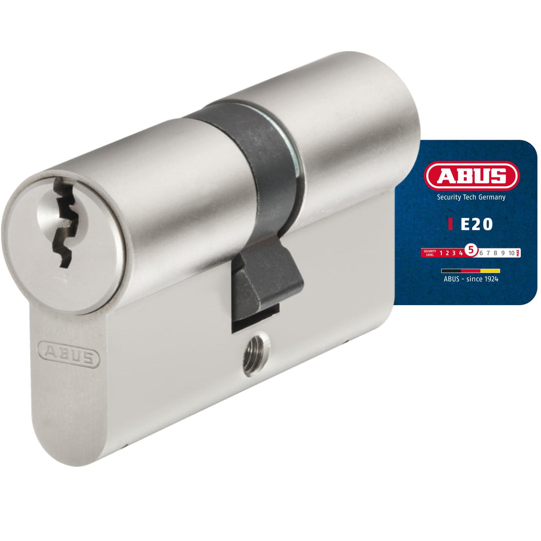 ABUS Profilzylinder E20NP 30/40 - Türschloss für Sicherheit an Haus- und Wohnungstüren inkl. 3 Schlü