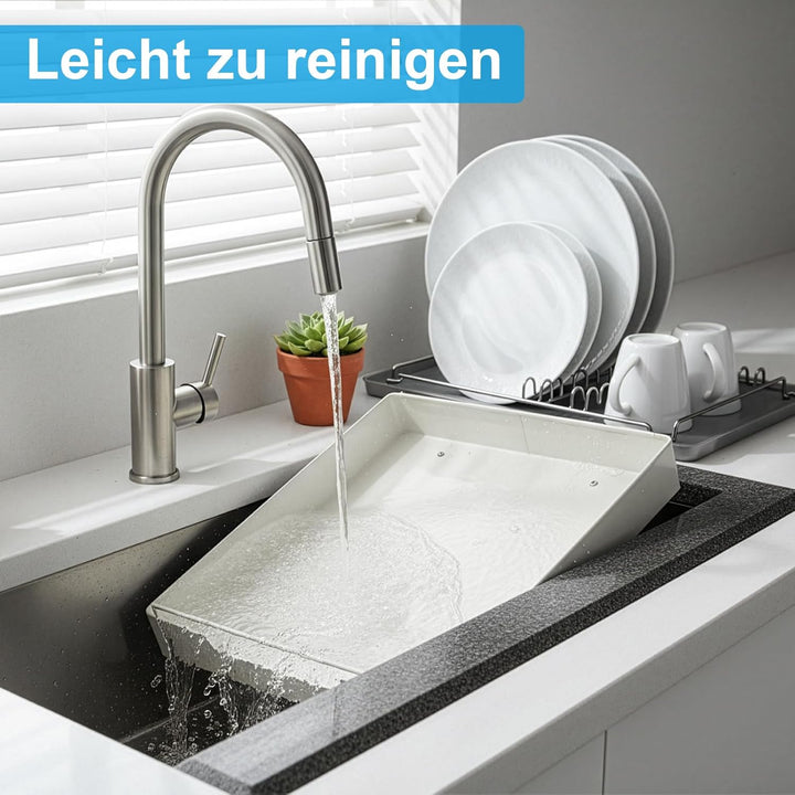 Teleskopschubladen Küchenregale, Ausziehbare Küchenschubladen für Schrank & Vorratskammer, Selbstkle