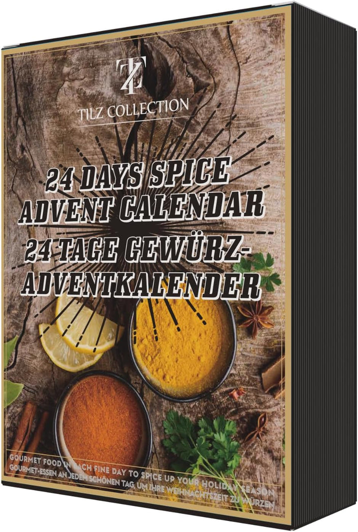 Gewürzkalender Adventskalender 2023 Only Spices Weihnachtskalender für Erwachsene 24 Gourmet Premium