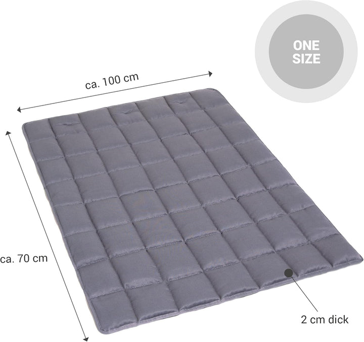 Doctor Bark Portable Hundedecke, praktische Reisedecke, Allergiker geeignet - waschbar bei 95°C Grös
