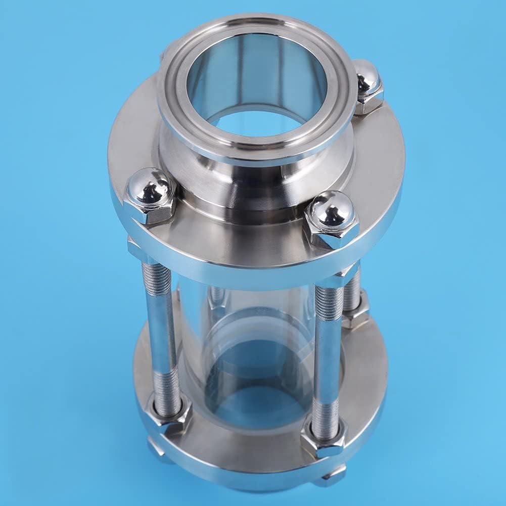 Sanitary In-Line Schauglas Tri Clamp 38Φ Sanitärglas Edelstahl