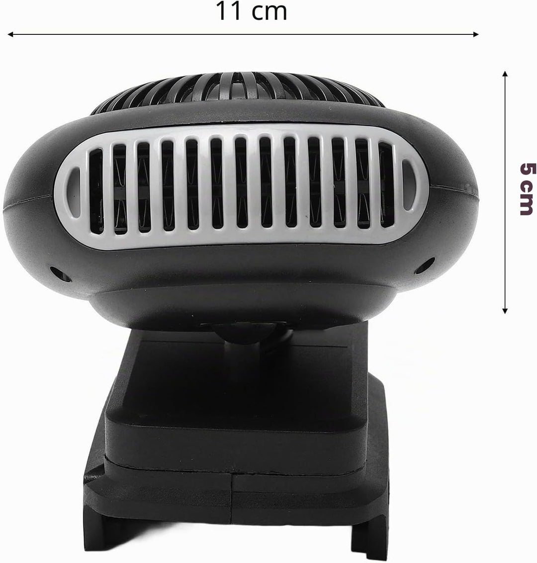 Yosoo Health Gear Batteriebetriebener Elektrischer Heizlüfter, 170W, 2 Gang, 18V, Tragbar, Kompatibe