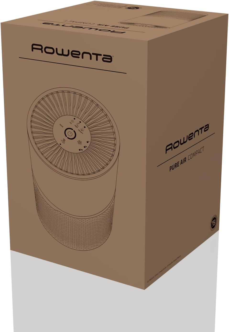 Rowenta Pure Air Compact Luftreiniger, für Zuhause, hocheffiziente Luftreinigung, bis 52 m², 3-in-1