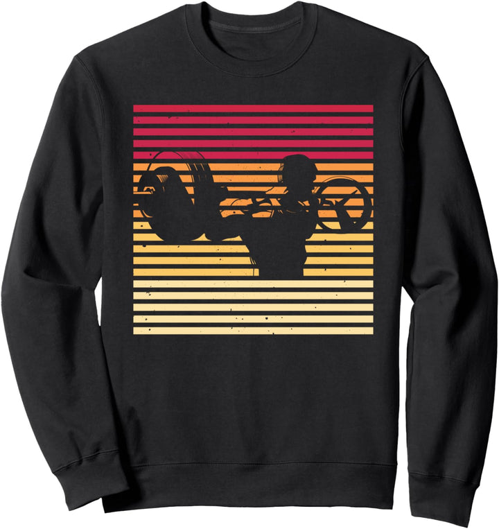Retro Kraftdreikampf Powerlifting - Vintage Powerlifter Sweatshirt