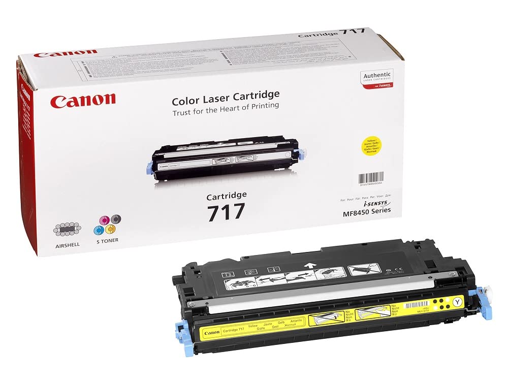Canon Toner Cartridge 717 Y - gelb - Standard 829915 Toner Cartridge Gelb, Toner Cartridge Gelb
