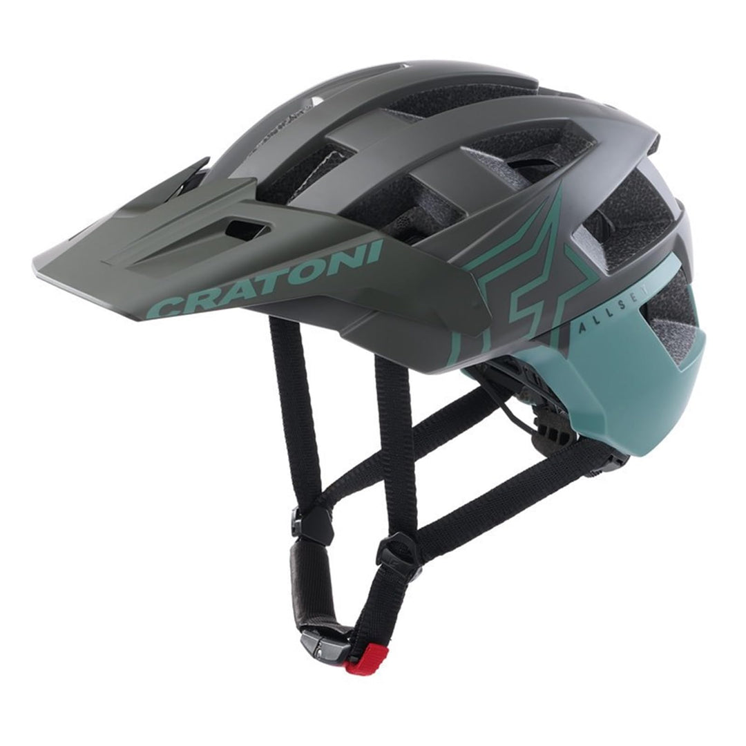 Cratoni Allset Pro Moutainbikehelm Fahrradhelm Allroundhelm M Steingrau/Salbei Matt, M Steingrau/Sal