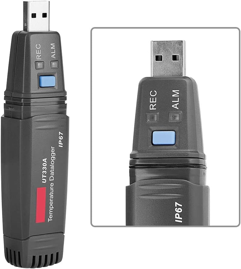 USB Datenlogger UT330A / UT330C Temperatur Daten Logger 60000 Datensätze für Temperatur Luftfeuchtig