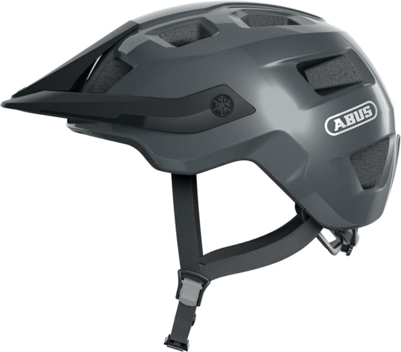 ABUS MTB-Helm MoTrip - robuster Fahrradhelm mit höhenverstellbarem Schirm für Mountainbiker - indivi