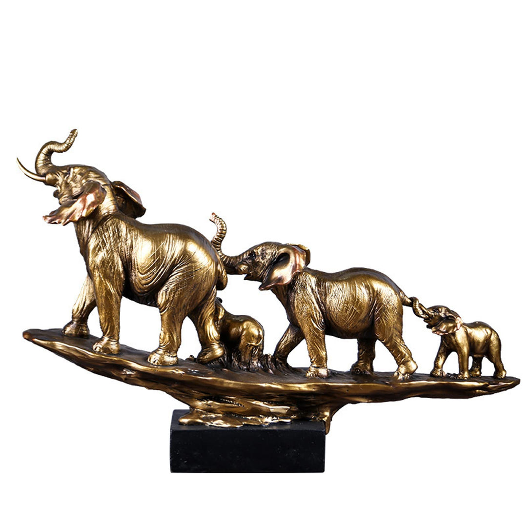 Vinbcorw Elephant Statues Sculptures Desktop Resin Decoration Craft Decorative Statues,54.5 cm Eleph