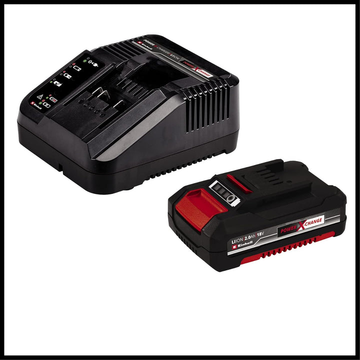Einhell Akku-Rasentrimmer GE-CT 18 Li Kit Power X-Change (Li-Ion, 18V, Motorkopf drehbar, Flowerguar