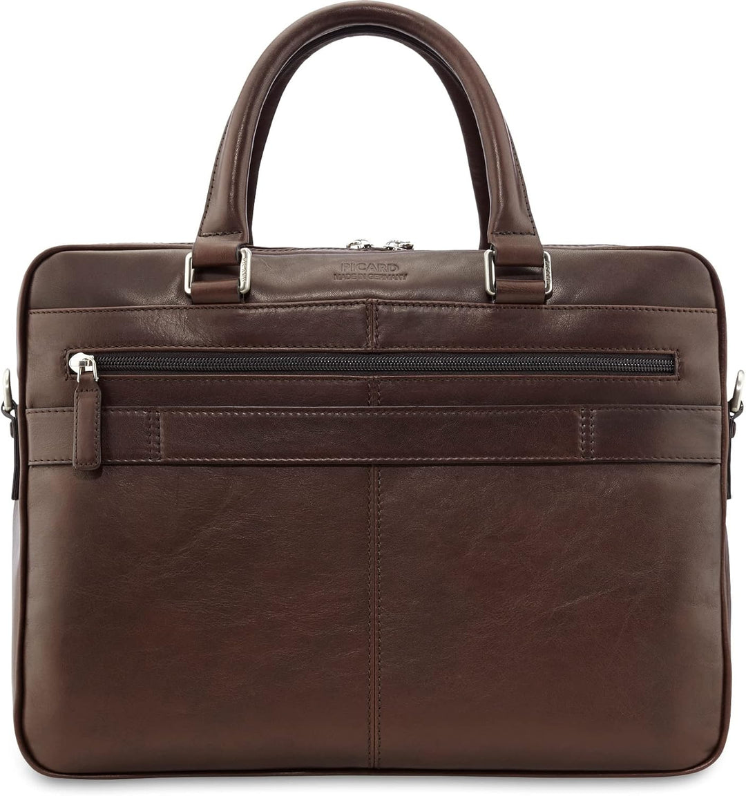 Picard Herren Laptoptasche AUTHENTIC aus Rindsleder OneSize | mit Reissverschluss | Laptoptasche | B