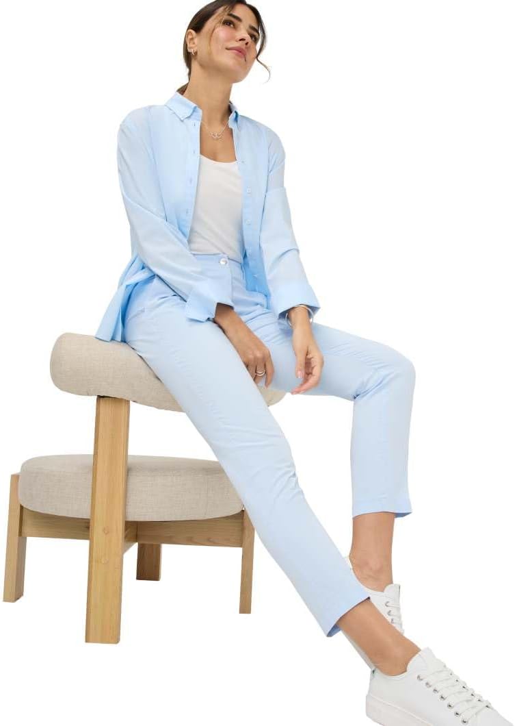 Brax Damen Style.Maron S Ultralight Cotton Supreme Hose 26W / 32L 28 Bleu, 26W / 32L 28 Bleu