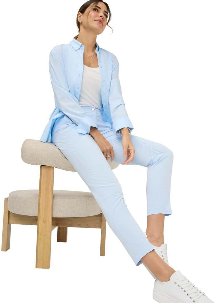 Brax Damen Style.Maron S Ultralight Cotton Supreme Hose 26W / 32L 28 Bleu, 26W / 32L 28 Bleu