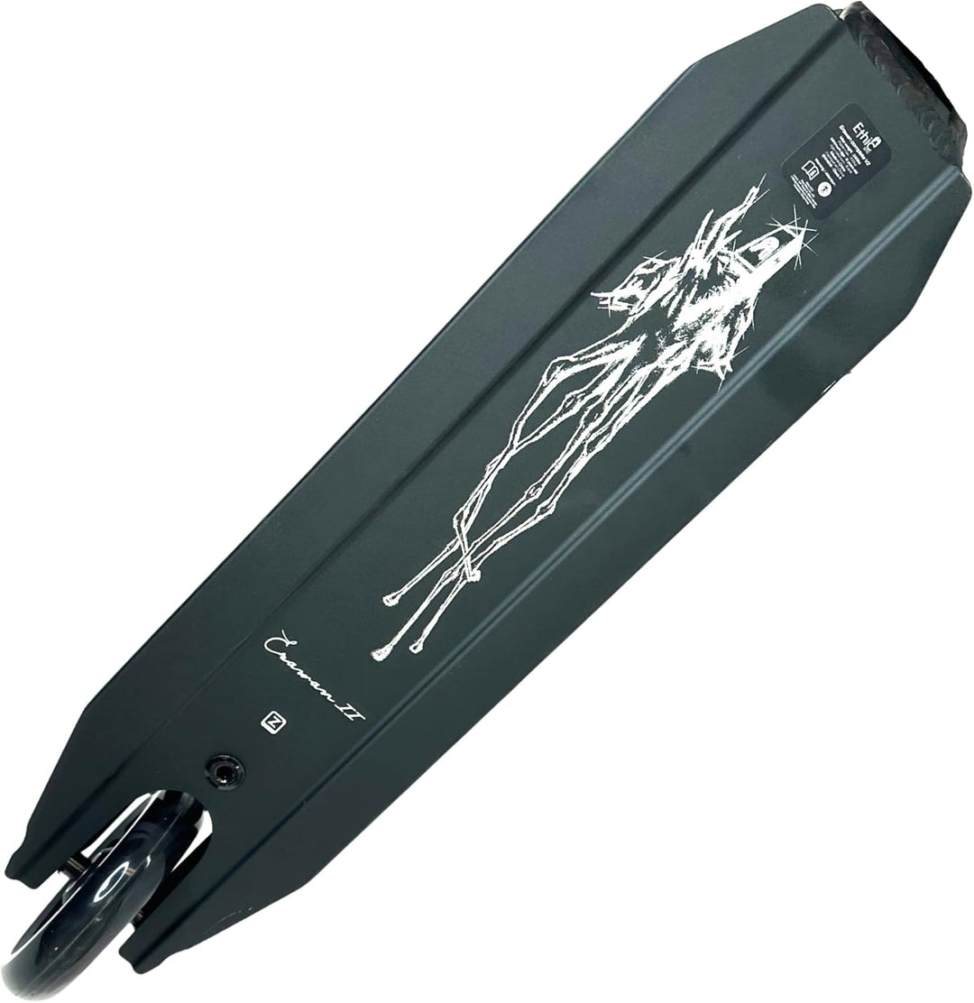 Ethic Erawan Stunt-Scooter komplett H=85cm + Fantic26 Sticker Schwarz, Schwarz