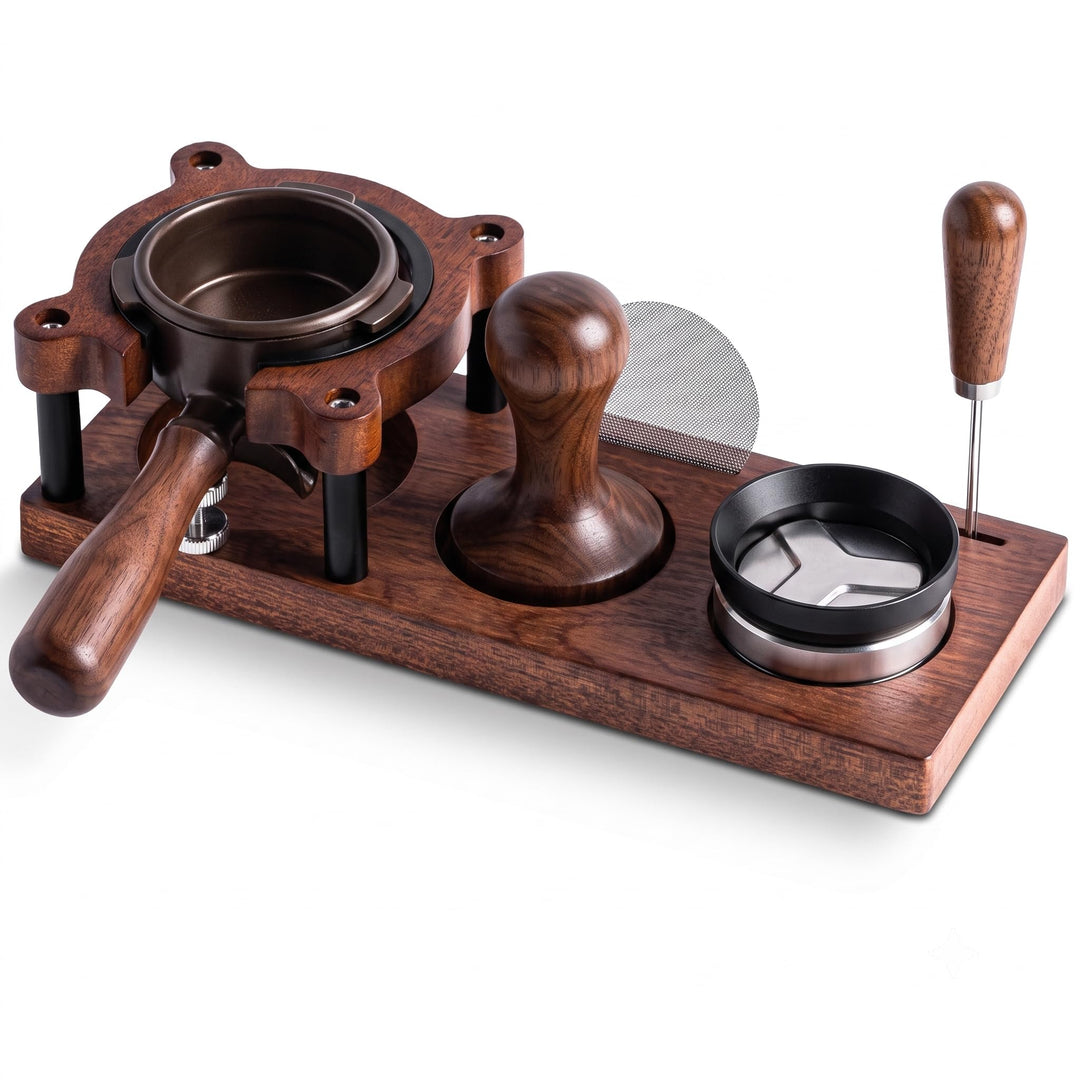 Espresso Tamperstation, Espresso Zubehör Organizer Multifunktionale Tamperstation für Barista Kaffee