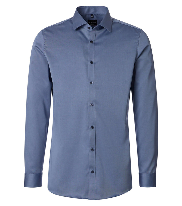 Venti Businesshemd extra Langer Arm 72cm Uni Body Fit Standard 42 Blau, Standard 42 Blau