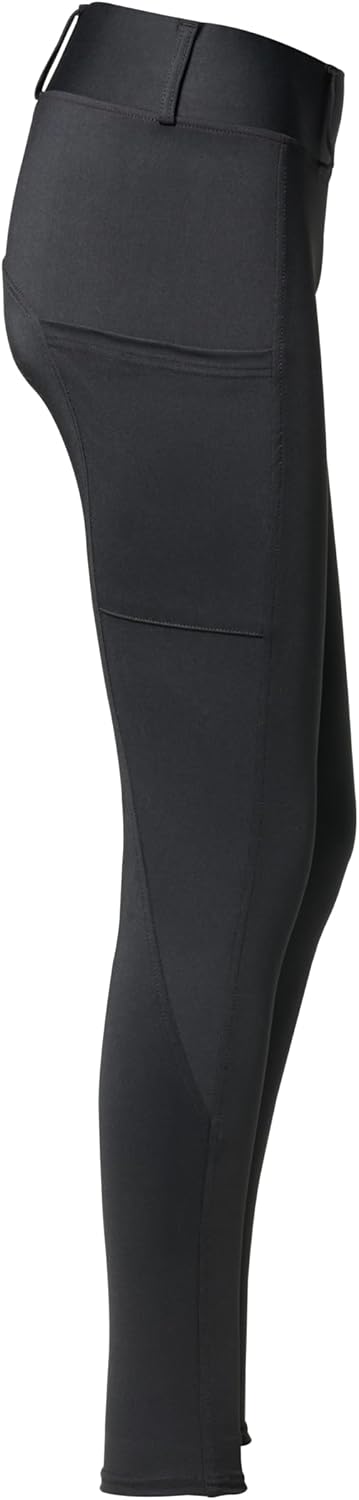 PFIFF 103100 Damen Reitleggings „Selina“ mit Handytasche L Schwarz, L Schwarz