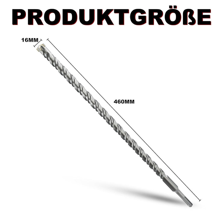 METOTY SDS Plus Bohrer 18mm×460mm，Steinbohrer,Hammerbohrer,Betonbohrer,Für Stein,Beton,Naturstein,Zi