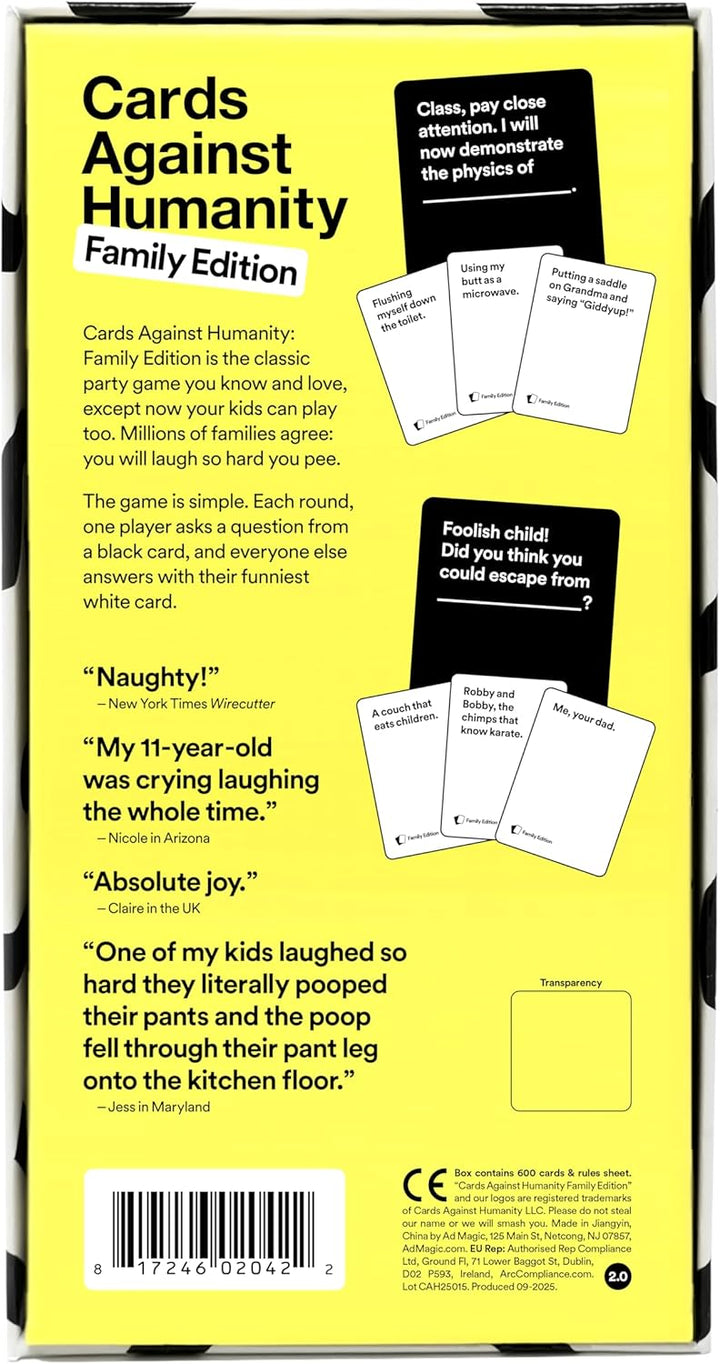 Cards Against Humanity: Family Edition, Die eigentliche, echte, offizielle Family Edition von CAH