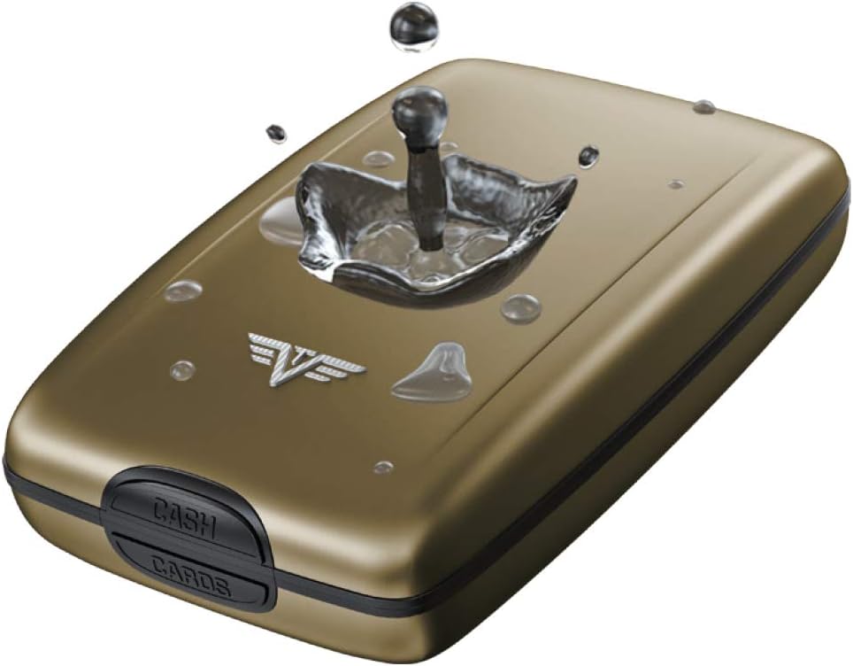 Tru Virtu Kreditkartenetui RFID/NFC Schutz - Karten Etui Fan Silk Silver Arrow - Slim Wallet aus Alu