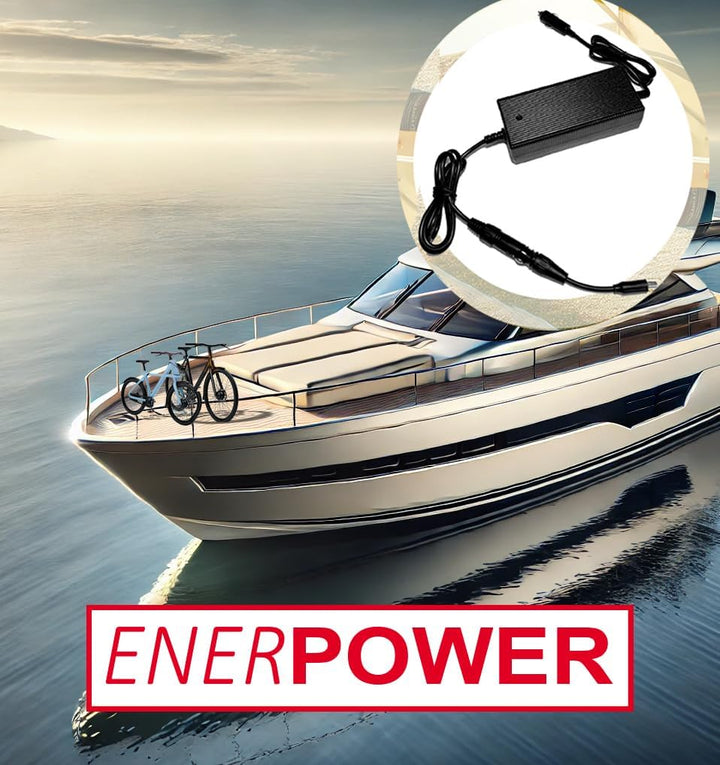 Enerpower DC-DC Ladegerät 12V-24V 42V 2A 85 Watt für Vanmoof S3 & X3