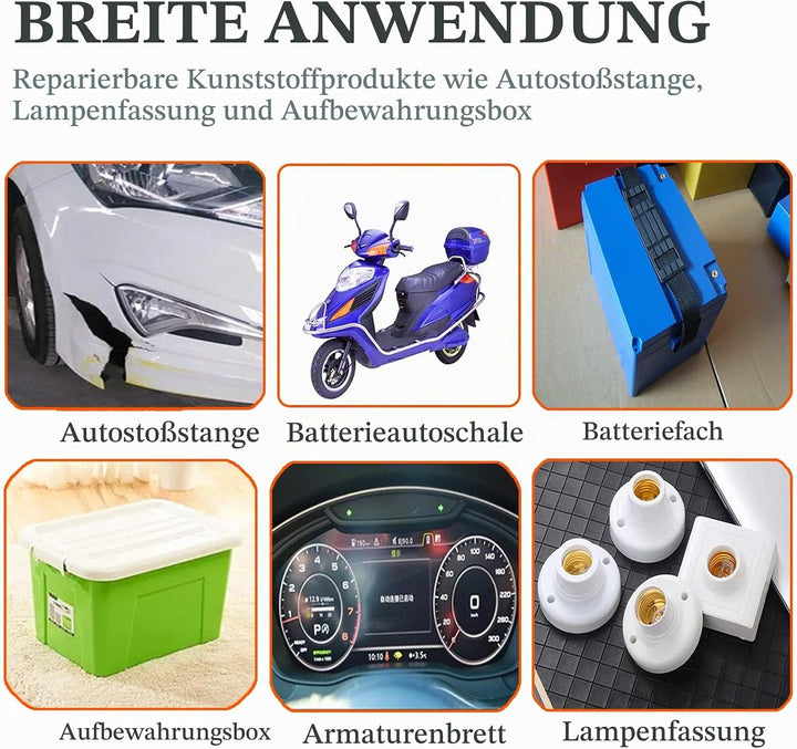 220W Kunststoff Schweissgerät, Kunststoff Schweissen Set mit 800PCS Schweissnägel für Auto Stossstan