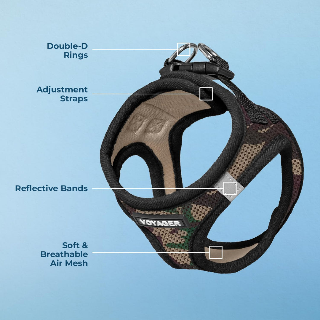 Best Pet Supplies Voyager Step-In Air Hundegeschirr – Allwetter Mesh Step In Weste Geschirr für klei