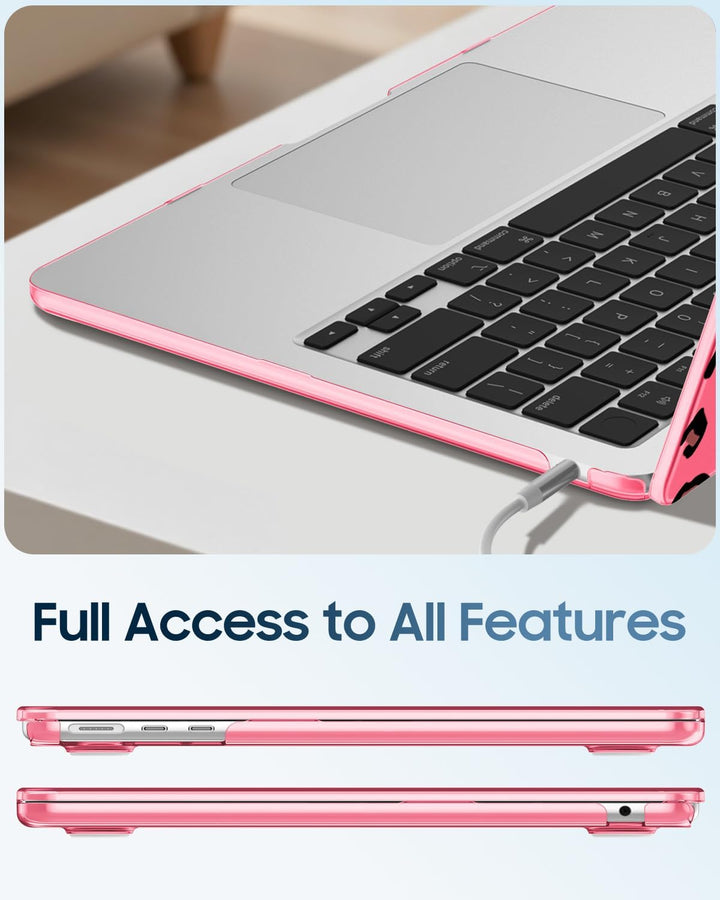 Fintie Hülle Kompatibel mit MacBook Air 13,6 Zoll M5 M4 M3 M2 (2026-2022) A3449 A3240 A3113 A2681, U