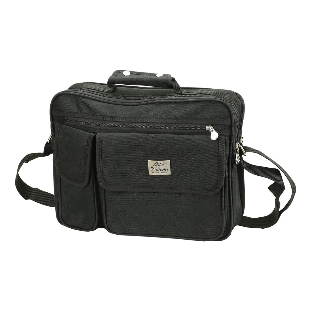 Herren Flugbegleiter Umhängetasche Arbeitstasche Schultertasche Messenger Herrentasche in Schwarz in