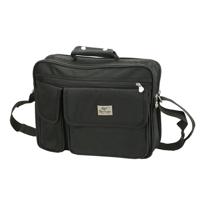 Herren Flugbegleiter Umhängetasche Arbeitstasche Schultertasche Messenger Herrentasche in Schwarz in