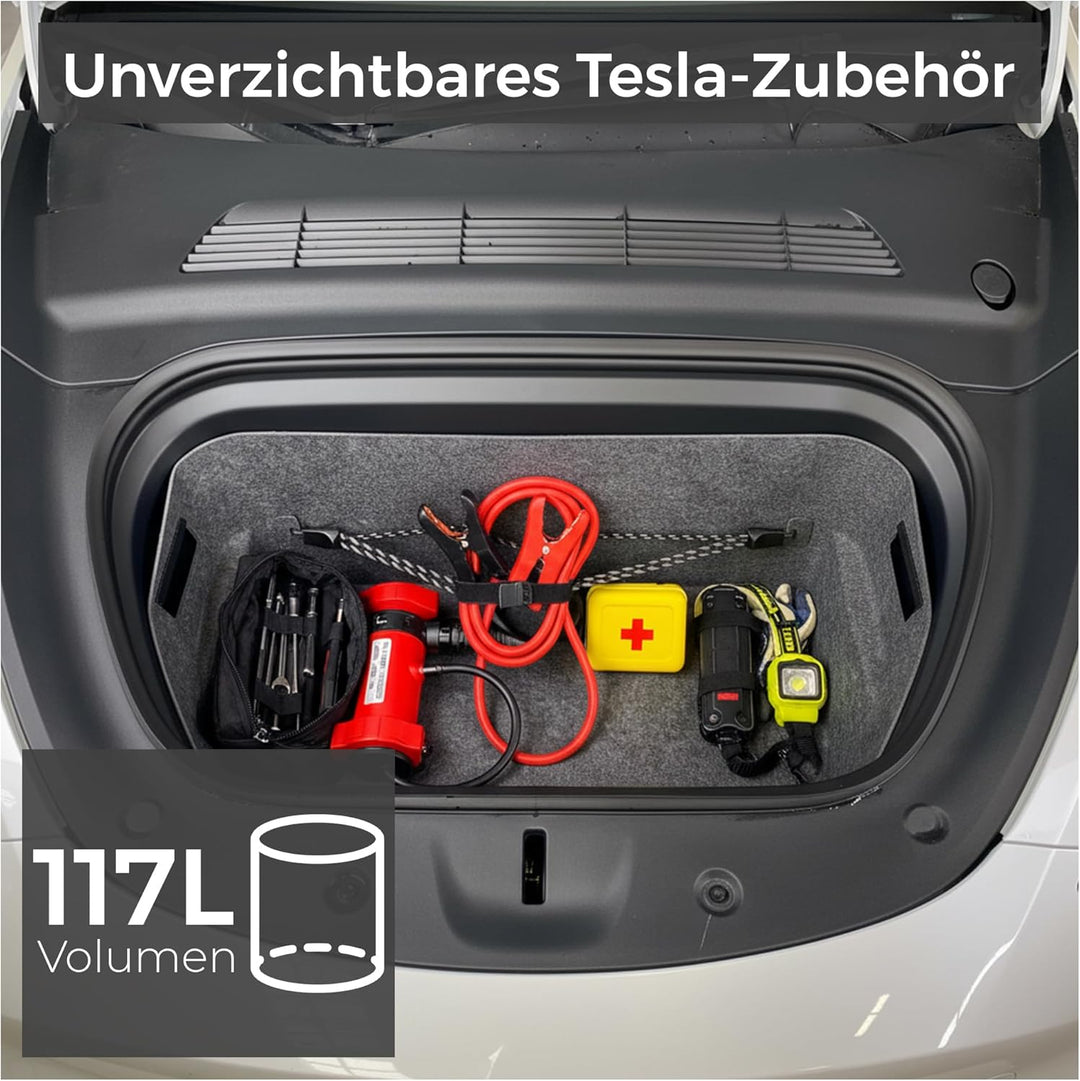 VLOX Tesla Model Y Organizer Aufbewahrungsbox Kofferraum Zubehör Frunk, Frunk
