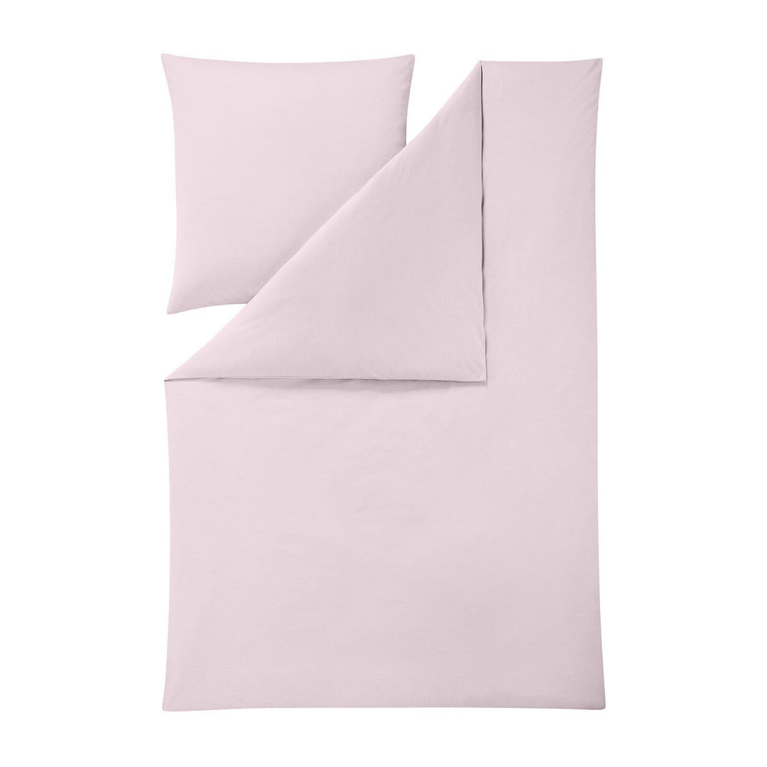 ESTELLA Mako Interlock Jersey Bettwäsche Uni Takoma rosneholz, Kissenbezug einzeln 80x80 cm, Kissenb
