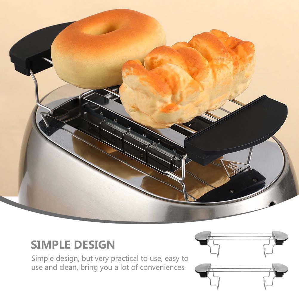 Toast Rack Aus Edelstahl Toaster Ersatz Grillrost Mit Anti-Verbrühung Griffen Für Brot Sandwich Und
