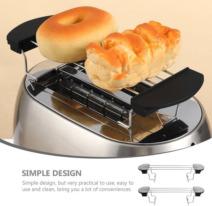 Toast Rack Aus Edelstahl Toaster Ersatz Grillrost Mit Anti-Verbrühung Griffen Für Brot Sandwich Und
