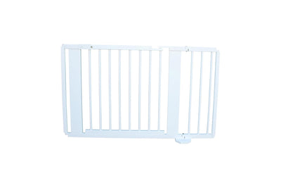 Absperrgitter Türschutzgitter Treppenschutzgitter 119 bis 368 cm massiv Weiss (119cm) 119 cm (1er Pa