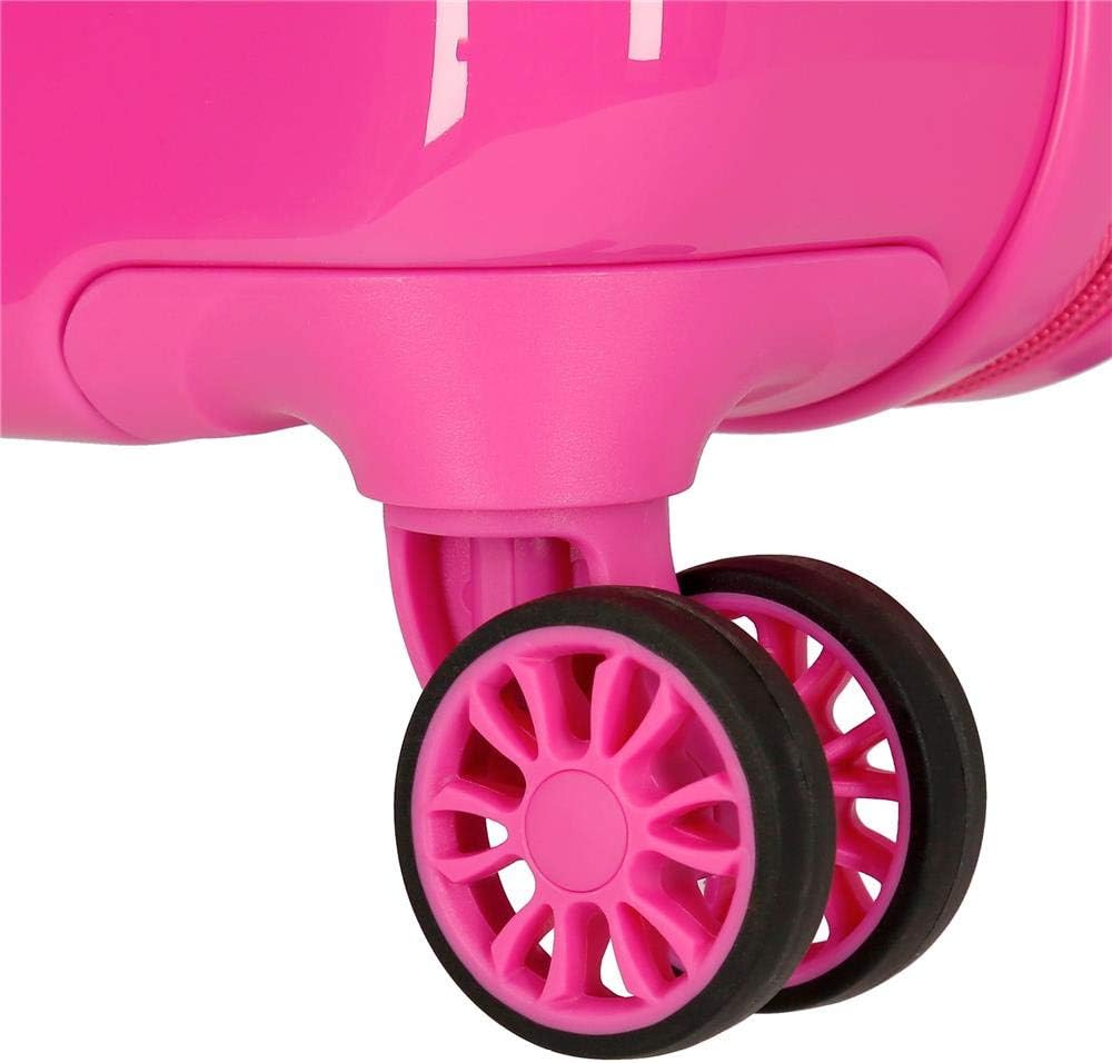 Disney Frozen Die Eiskönigin Dream of Magic Kabinenkoffer Rosa 37x55x20 cms Hartschalen ABS Kombinat