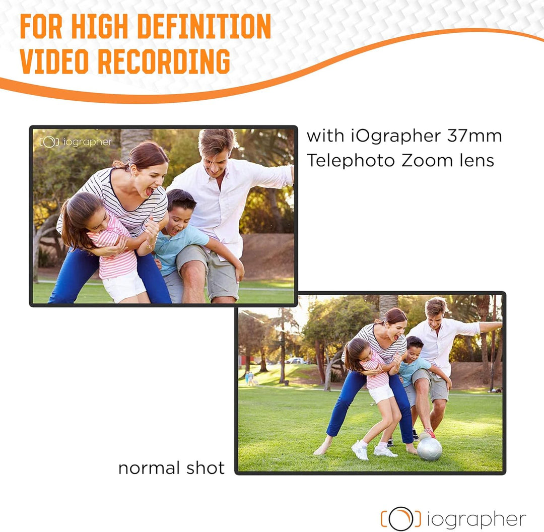 iOgrapher 2x Telefoto Lens 37mm Schraubanschluss, 2x Tele